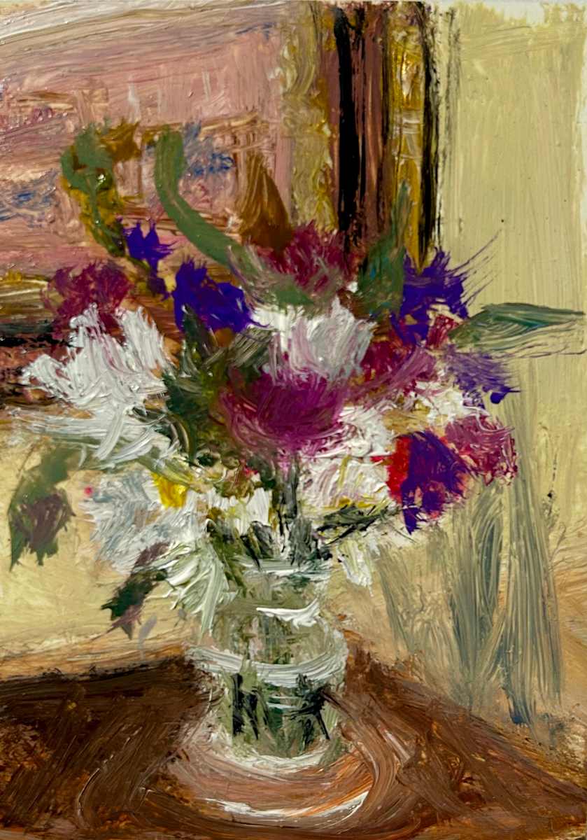 Winter Day Flowers by Deena S. Ball 