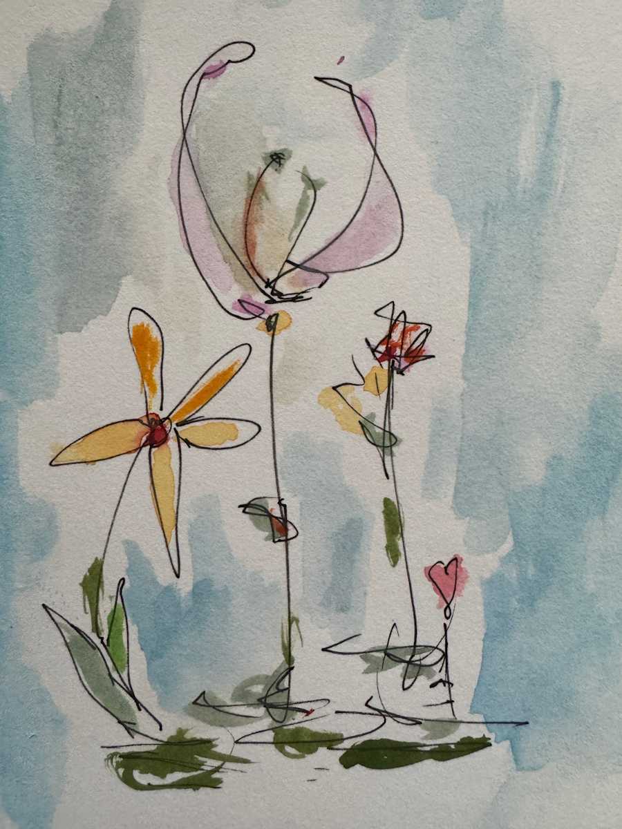 Floral Garden by Chris Pero 