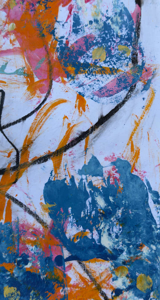 Glitter Blues FRAMED by Chris Pero 