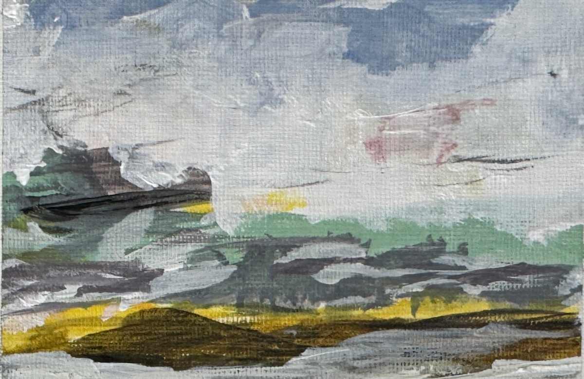 Sunlit Drift by Chris Pero  Image:  Where the sky remembers the storm, energy and calm collide.