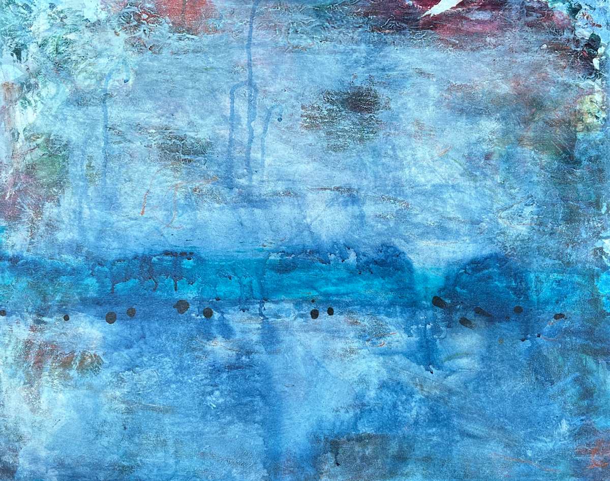 Foreboding Silence by Chris Pero  Image: Acrylic, charcoal and pastel on canvas
