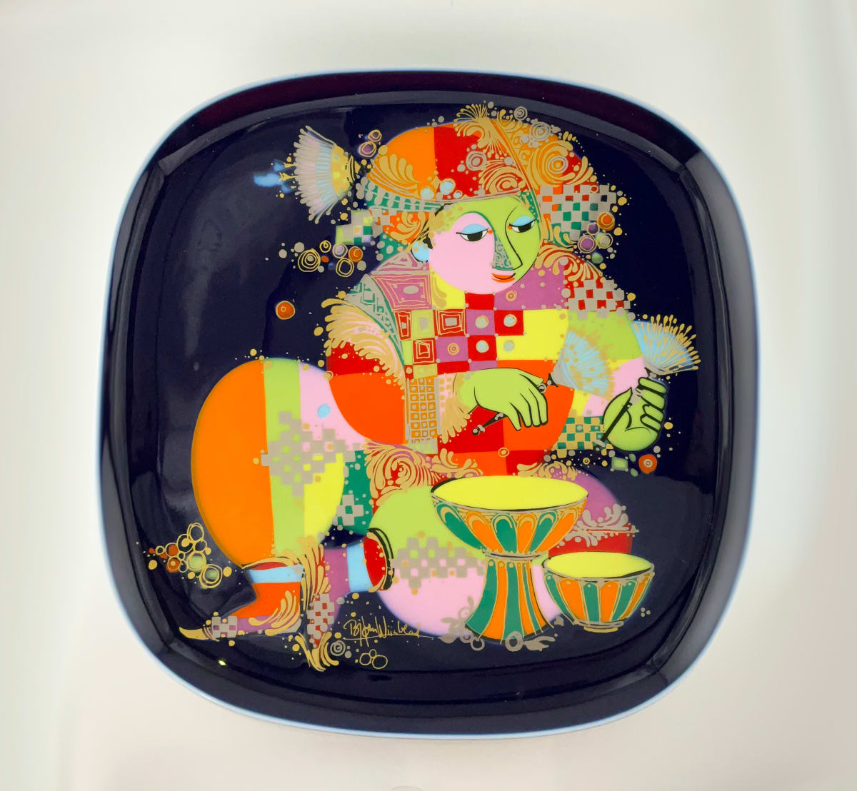 ROSENTHAL Collector Plate "1001 Nacht" by Bjorn Wiinblad 