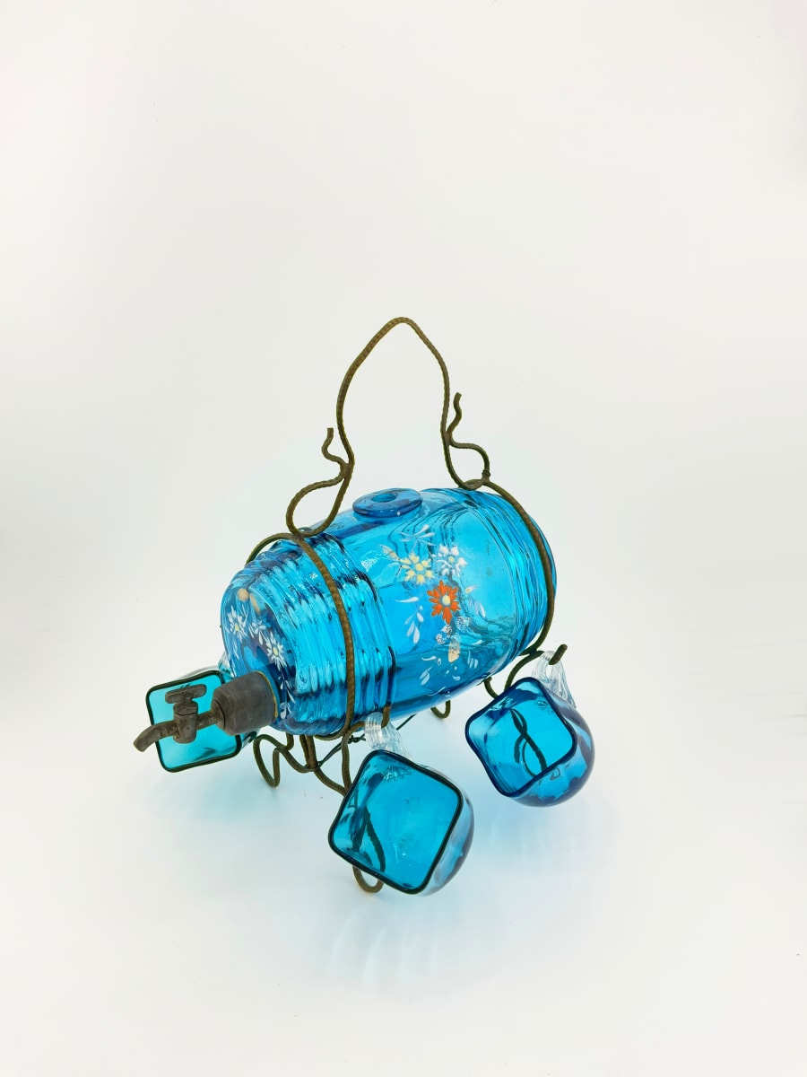 Liquor Set with Hand Painted Design 