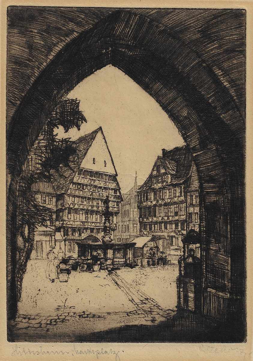 Hildesheim, Marktplatz by Artist Unknown, Image 3.