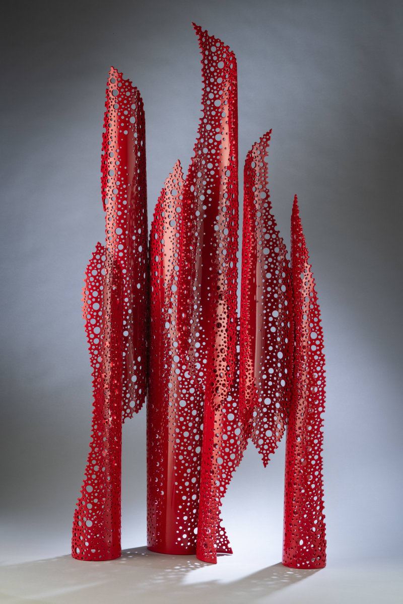 Peralta Canyon in Red by Michael Enn Sirvet  (Sirvet Studios LLC)  Image: Peralta Canyon in Red - view #1