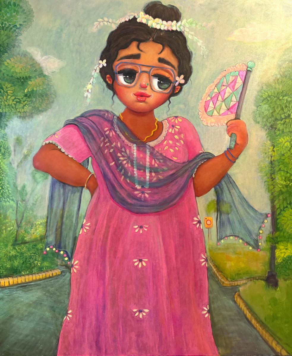 Aunty from the neighborhood by Ajita Roy 