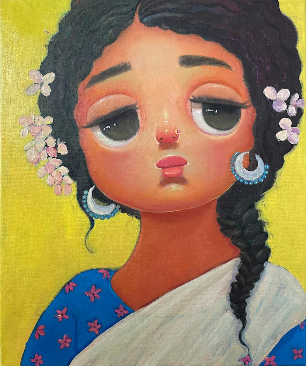 Gajra I by Ajita Roy 