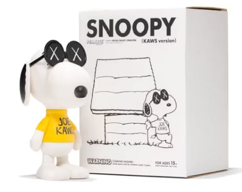 KAWS x Peanuts Joe Snoopy (white) by KAWS, Image 1.
