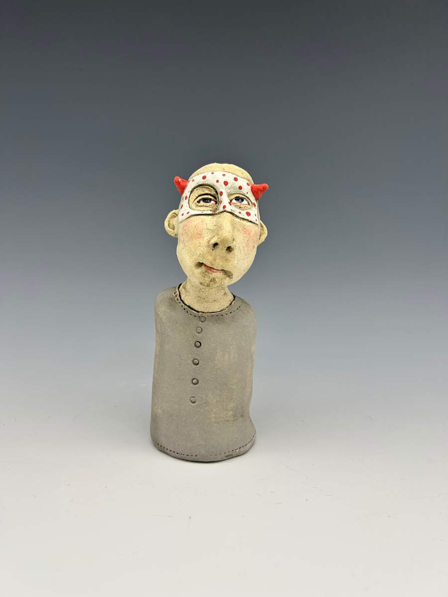 polka dot devil by Jeanine Pennell 