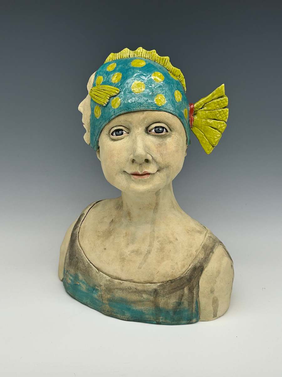 Fish Cap Bather by Jeanine Pennell, Image 1.
