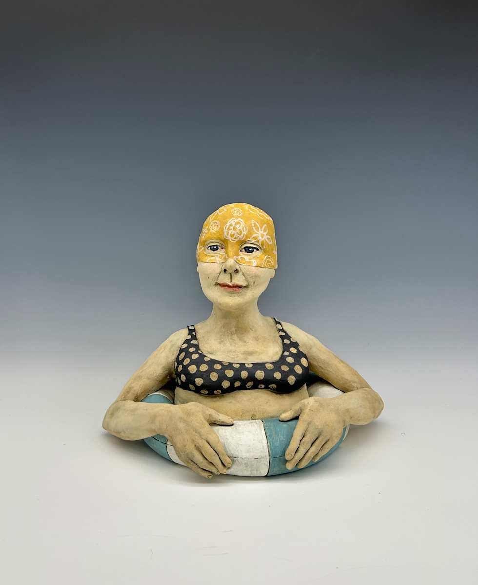 Flowered yellow hat tuber by Jeanine Pennell 