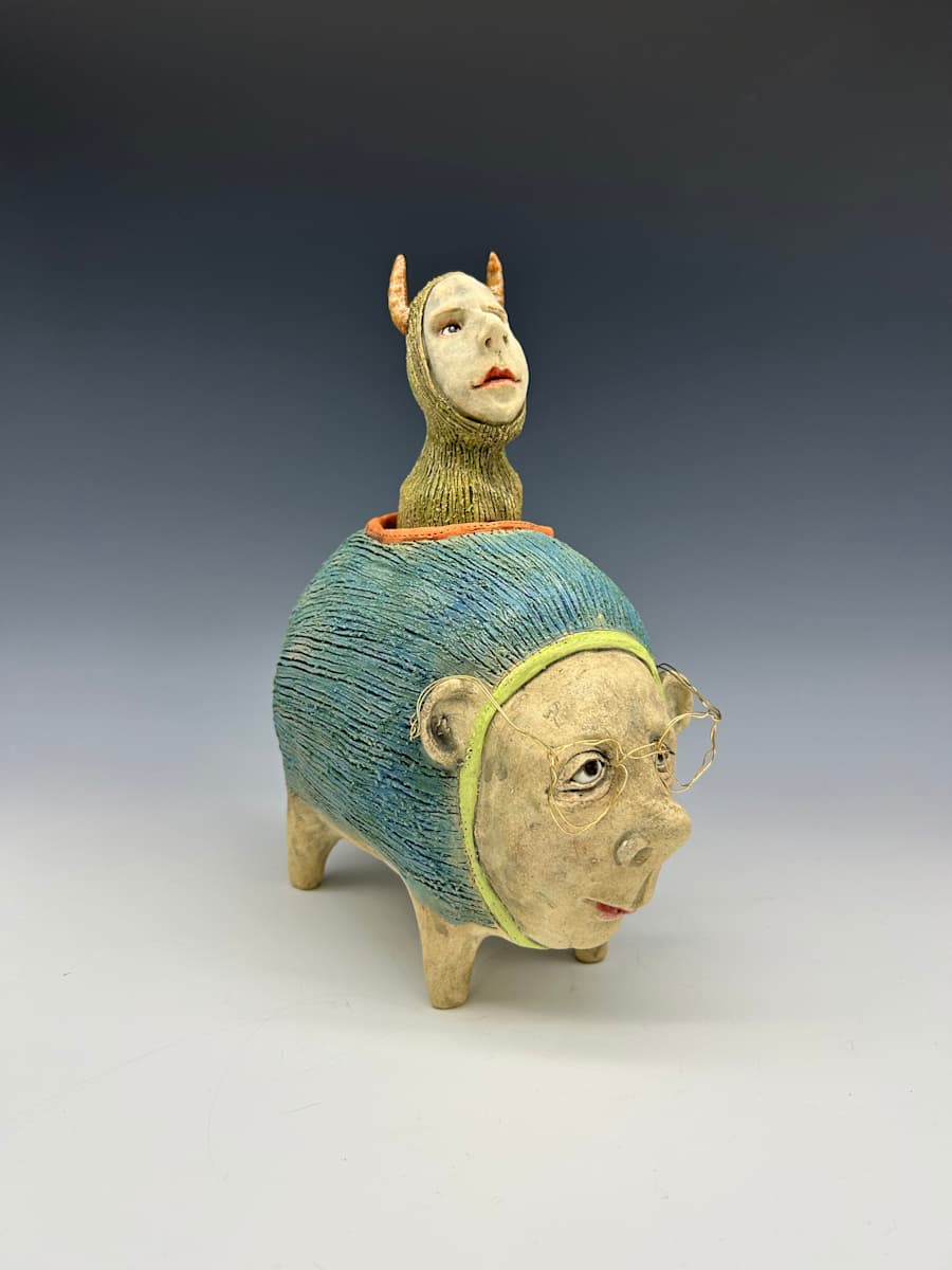 Blue Hedgehog by Jeanine Pennell, Image 1.
