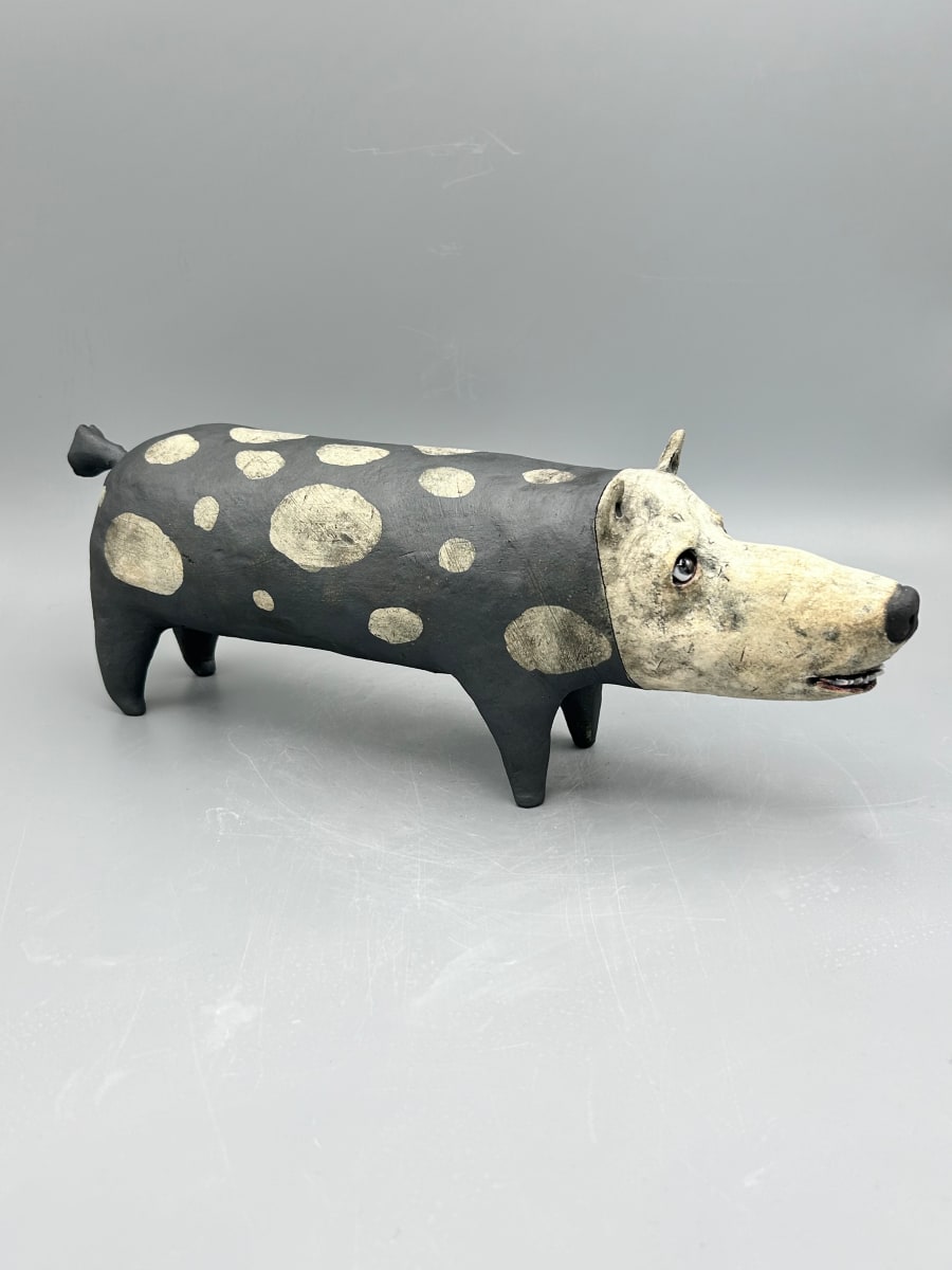black with spots (monster dog) by Jeanine Pennell 