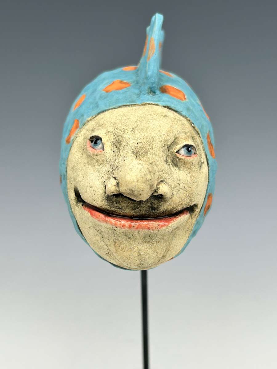Fish on a stick by Jeanine Pennell, Image 1.