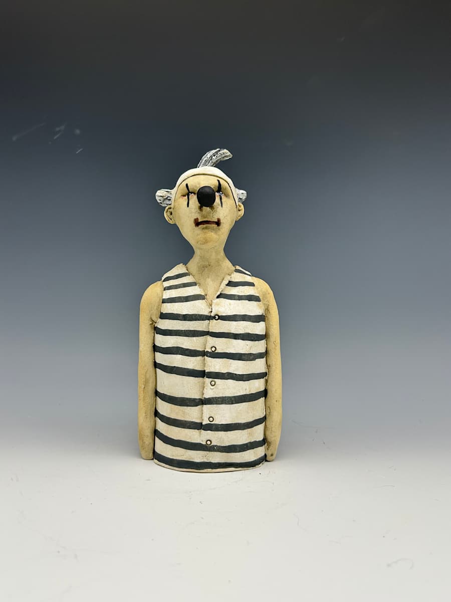 striped clown by Jeanine Pennell, Image 1.