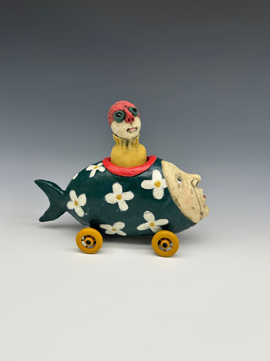 Daisy Fish Car by Jeanine Pennell, Image 1.