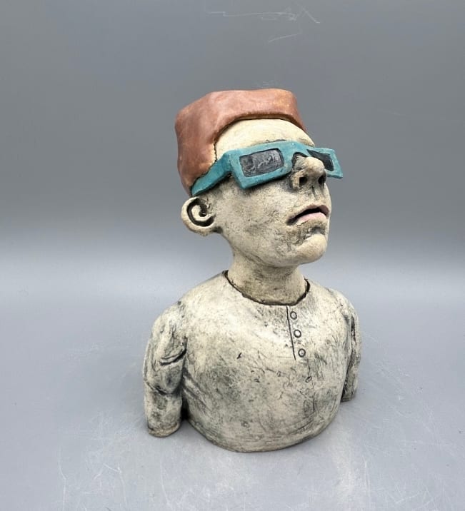 April eclipse (boy) by Jeanine Pennell 