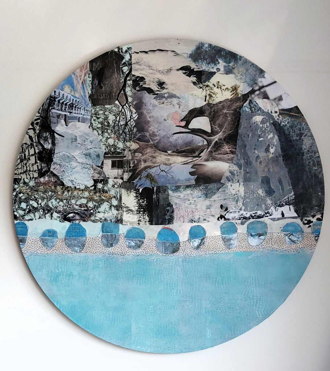 landscapes & structures 1 by Roswitha Mueller Rohschnitt-Collagen, Image 1.