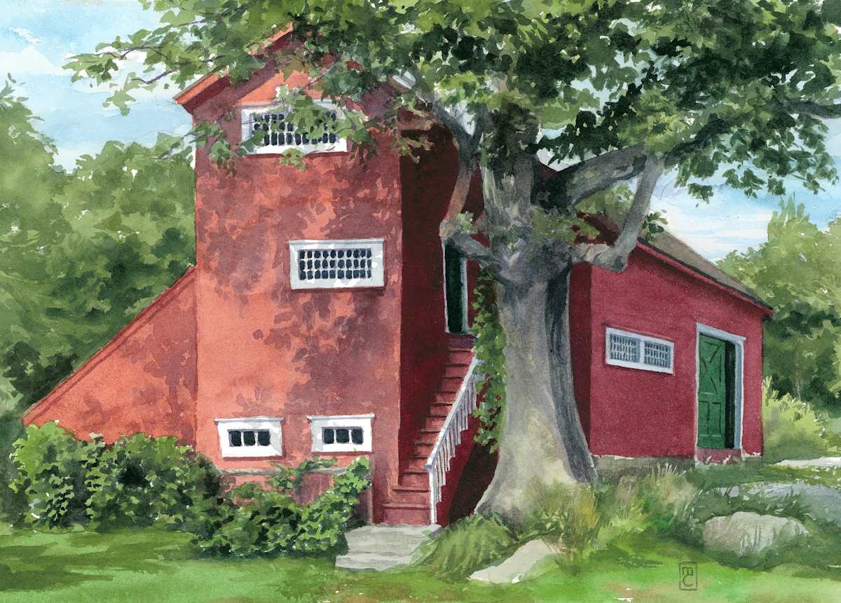Weir Farm Barn by Mary Chandler 