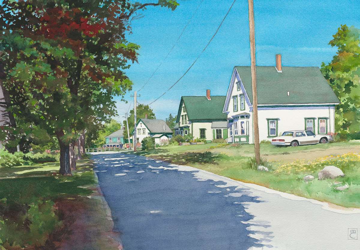 Main Road, Islesford by Mary Chandler 