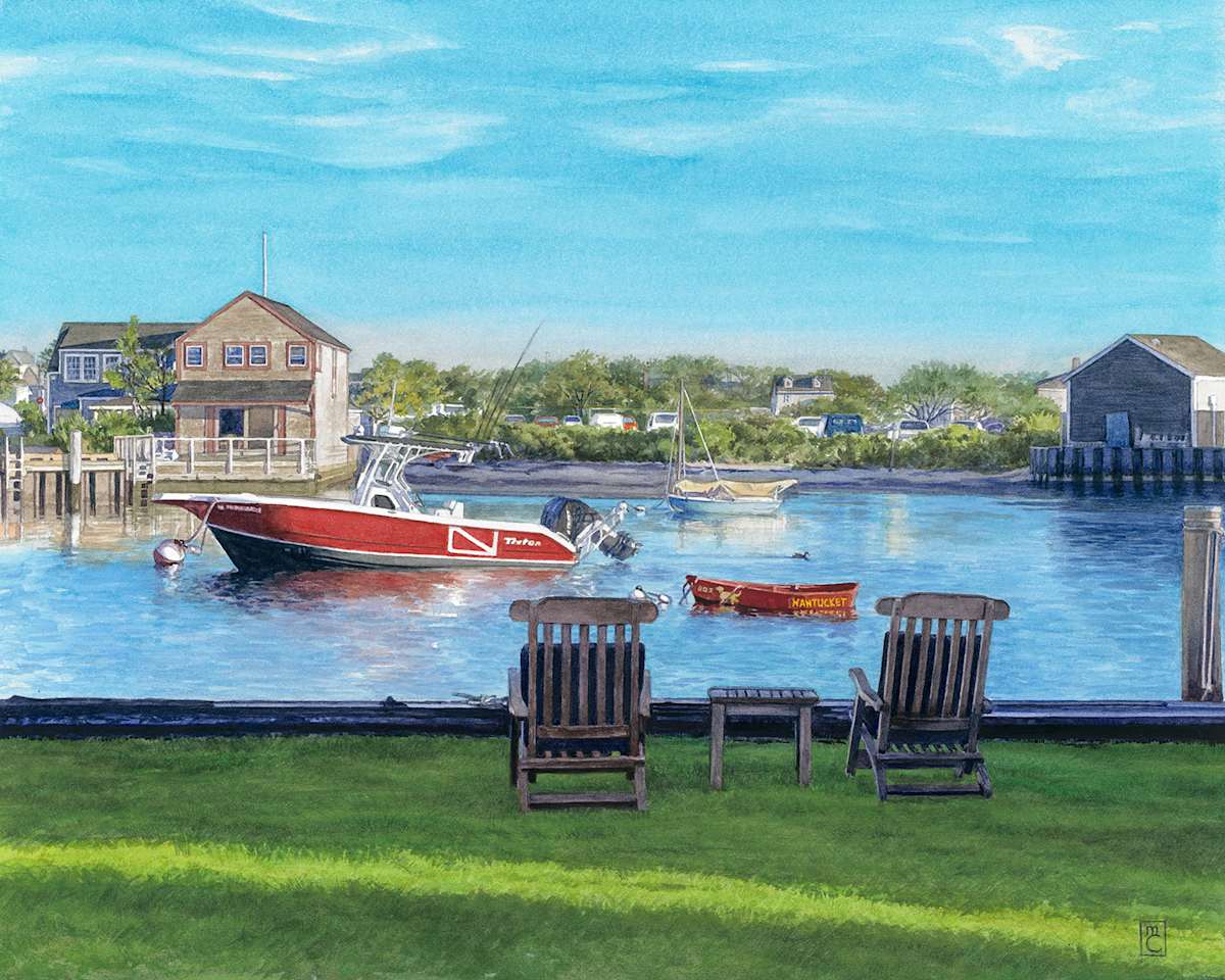 Nantucket Boat Basin by Mary Chandler, Image 1.