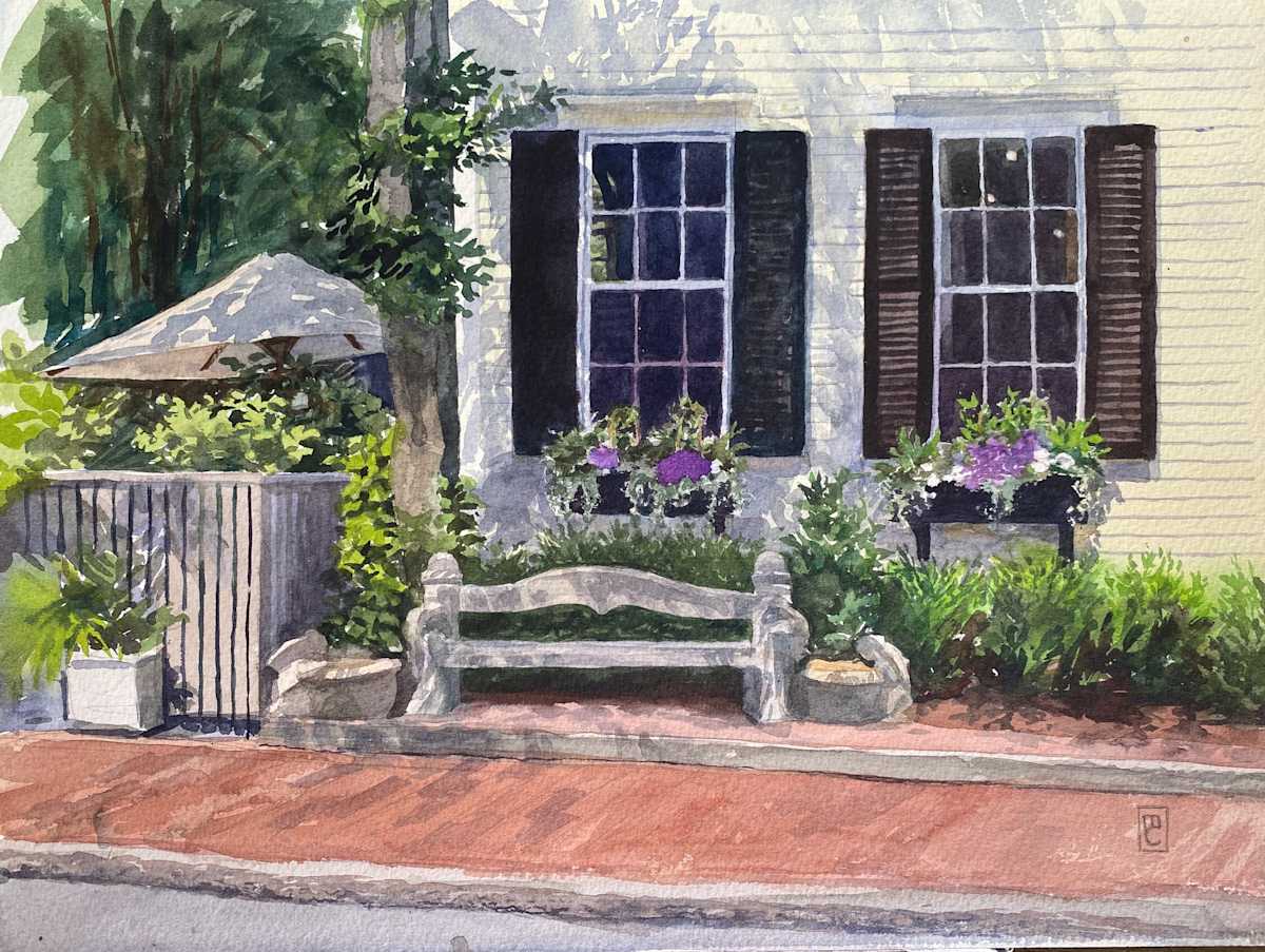 Flowers on Chestnut by Mary Chandler, Image 1.