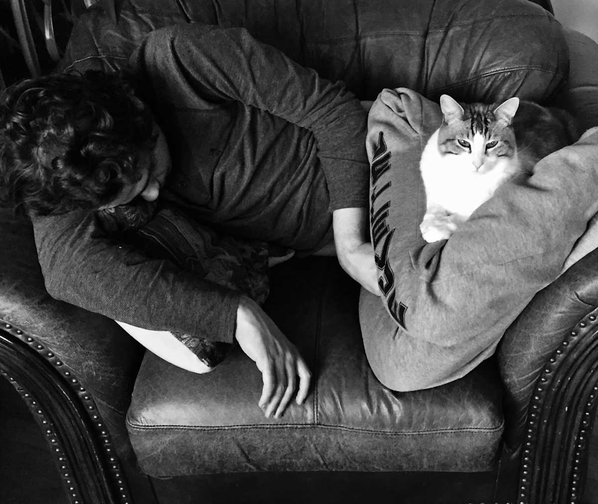 My Son Asleep in a Chair by Denita Benyshek, Image 1.