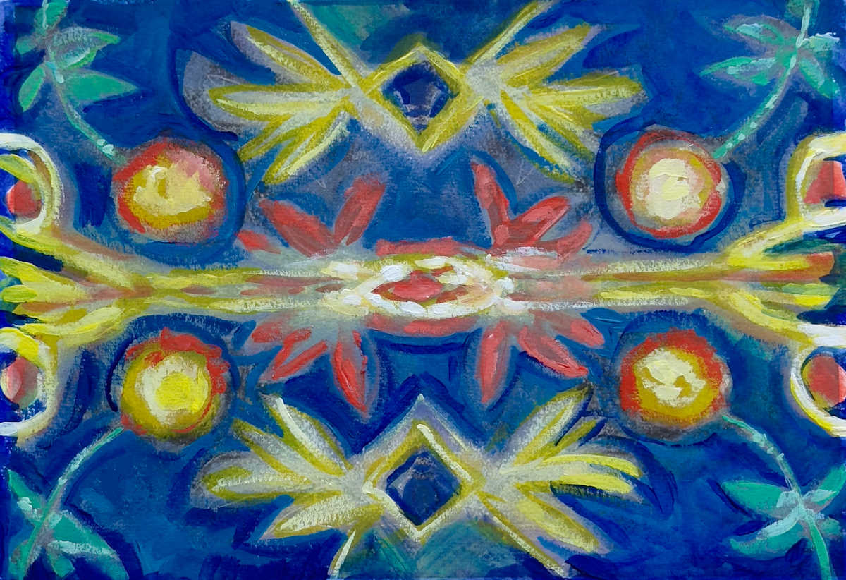Night Garden 14, I Heard the Stars Sing by Denita Benyshek 