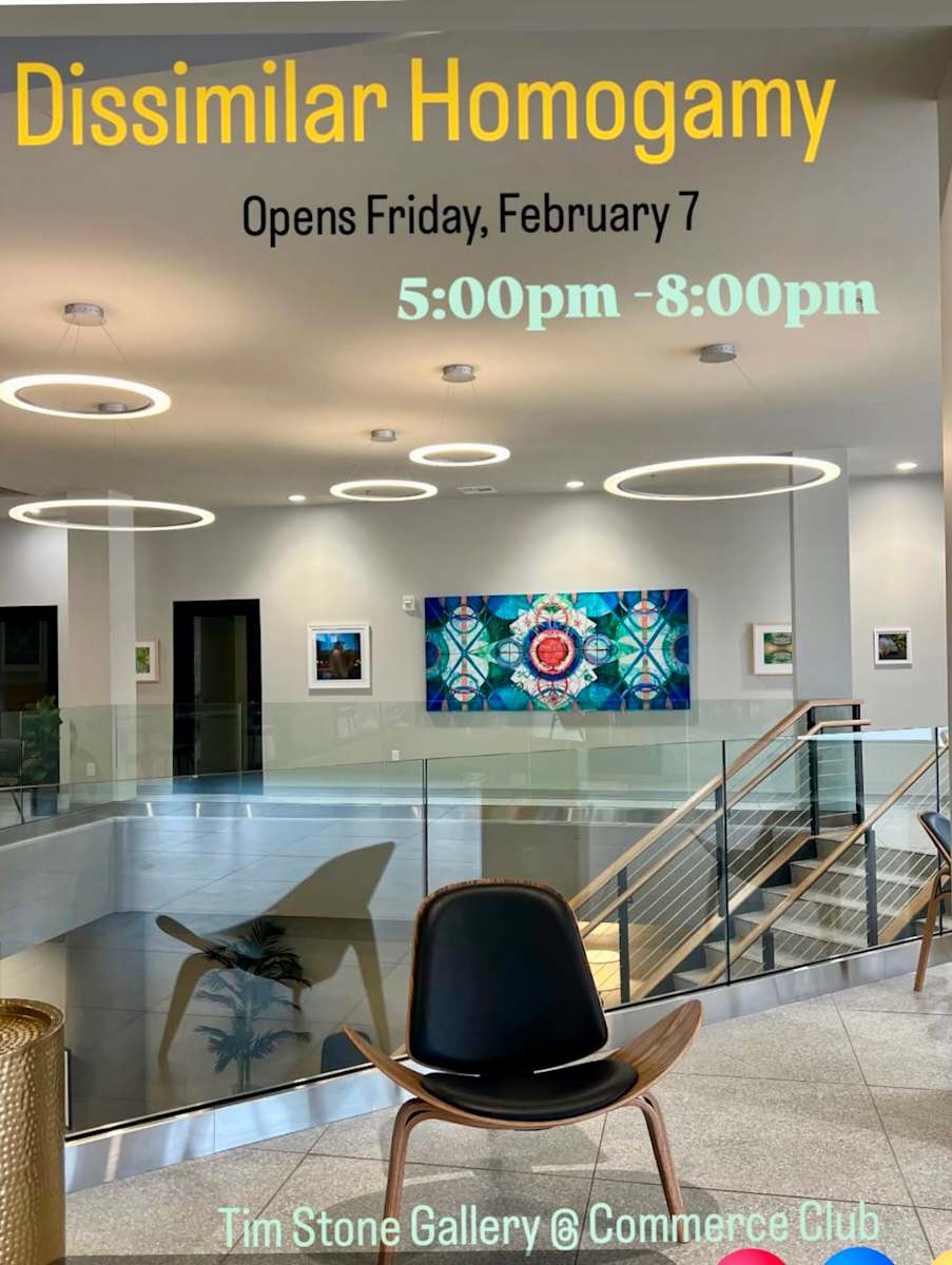 On the Day You were Born,  exhibited at The Commerce Club, 2025 by Denita Benyshek 