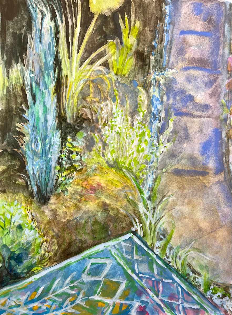 Night Garden 3, with little Juniper by Denita Benyshek 