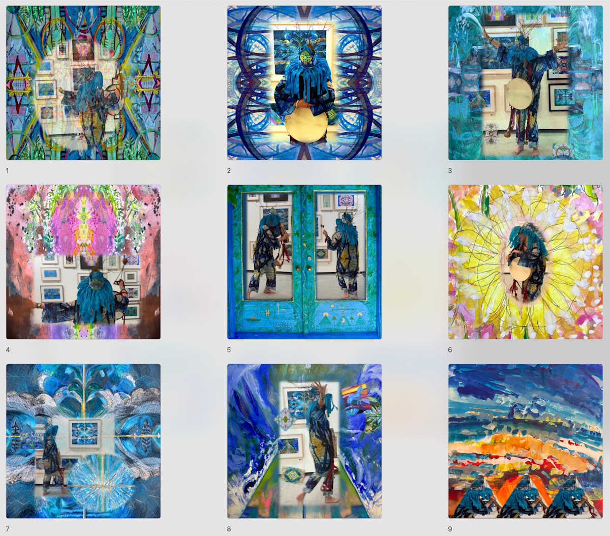 The Way of Brightness, series 1-9 by Denita Benyshek, Image 1.