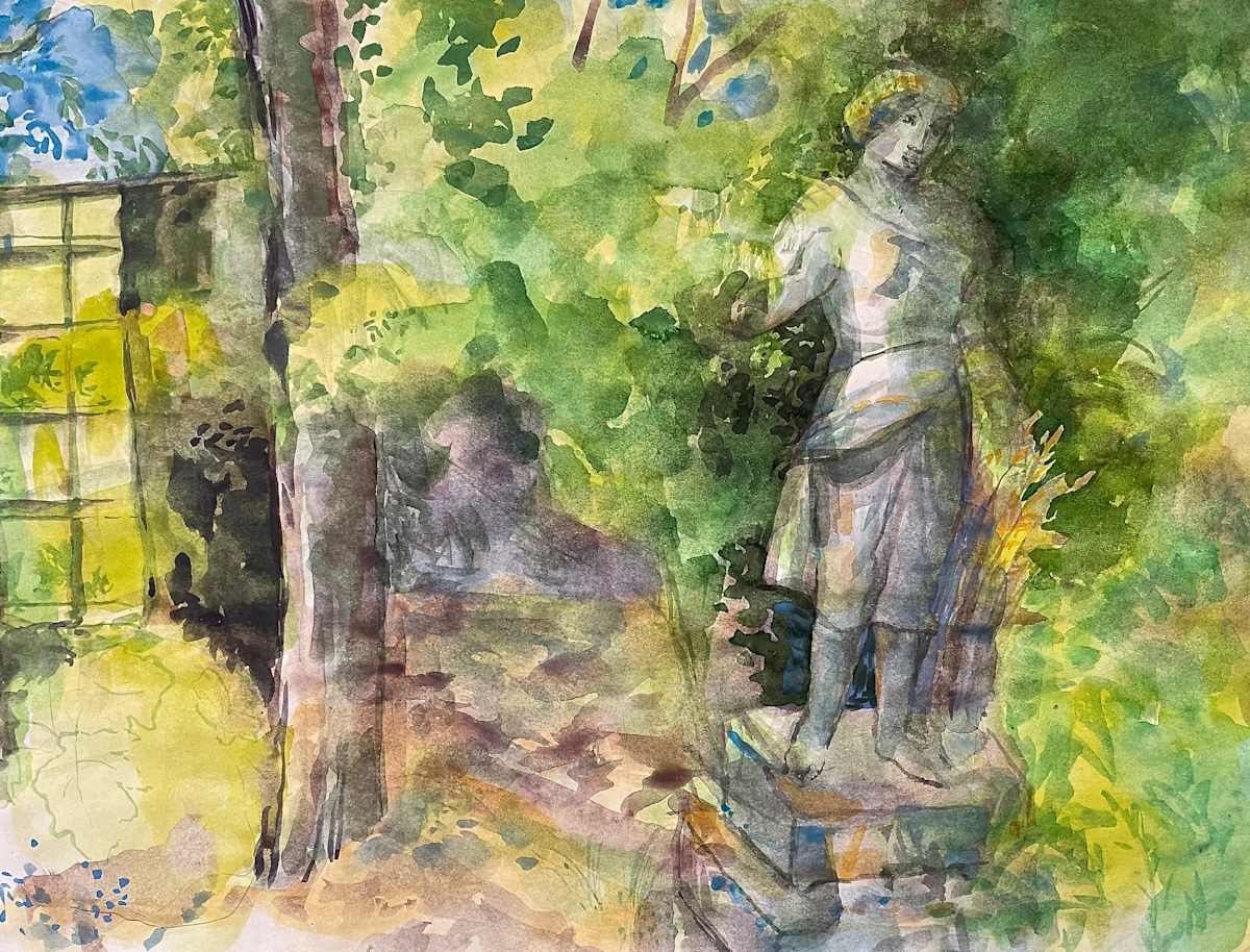 Botanica Gardens 2, Demeter in the Shakespeare Garden by Denita Benyshek, Image 1.