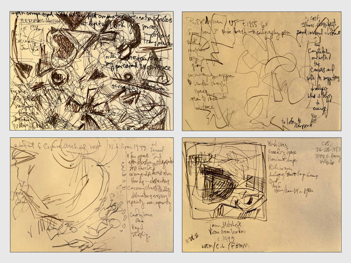 Homage to Abstract Expressionists: the Women, 2 by Denita Benyshek, Image 1.