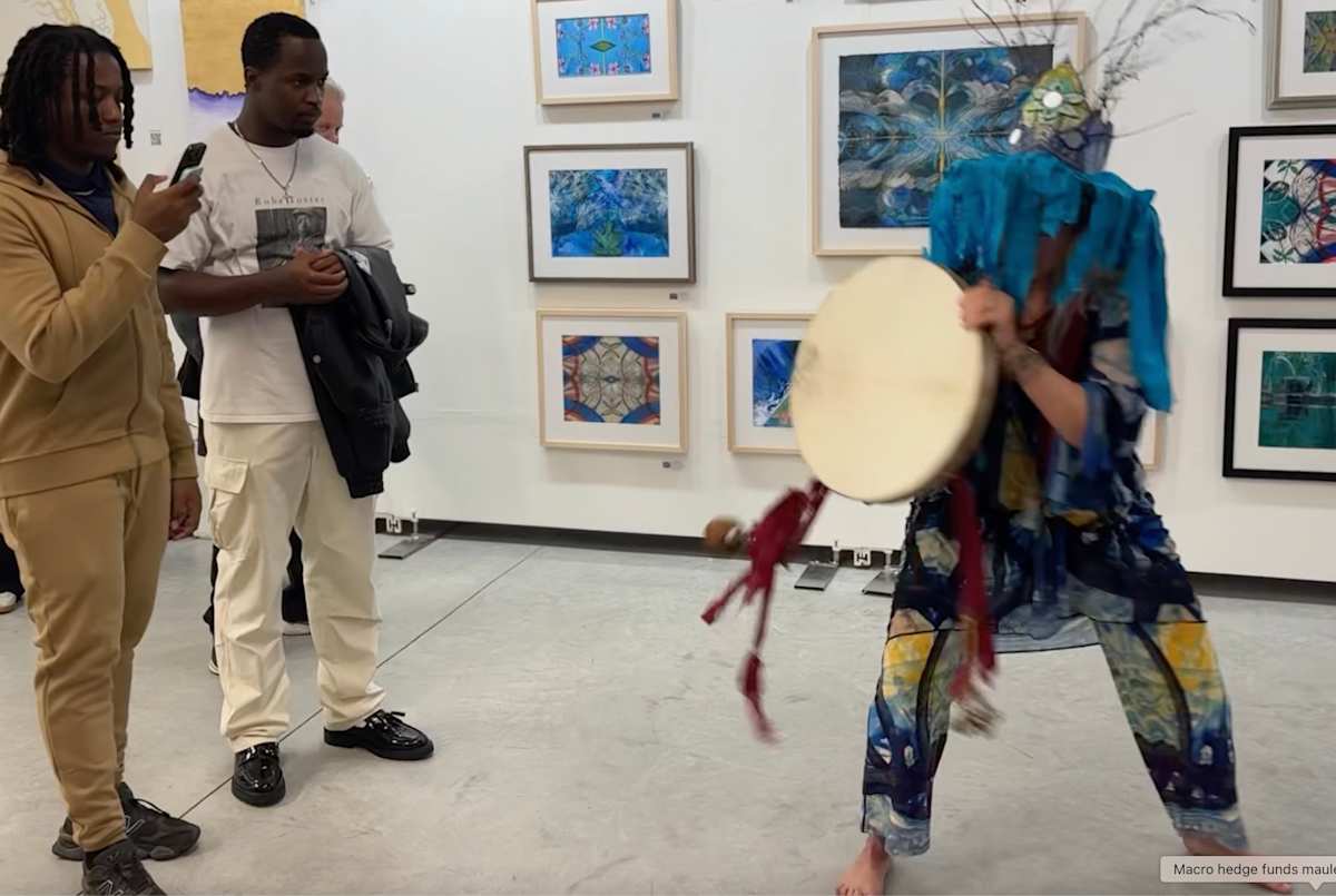 Calling Down the Gods, Clio Art Fair, NYC, 4, with audience by Denita Benyshek 