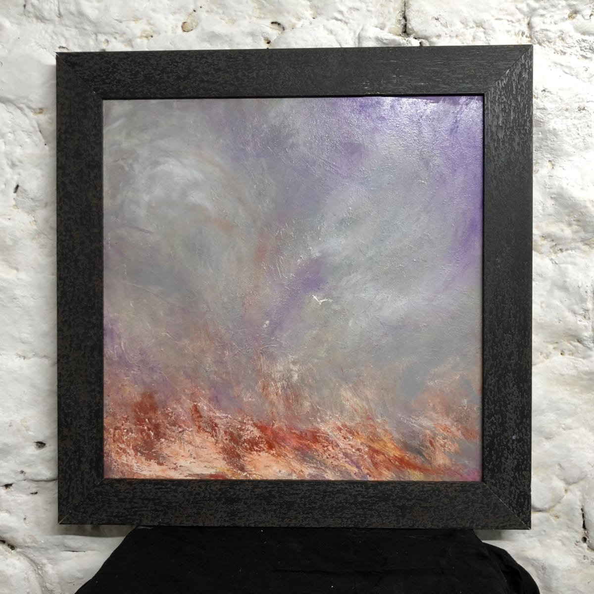 Heather burning by Karen Blacklock 