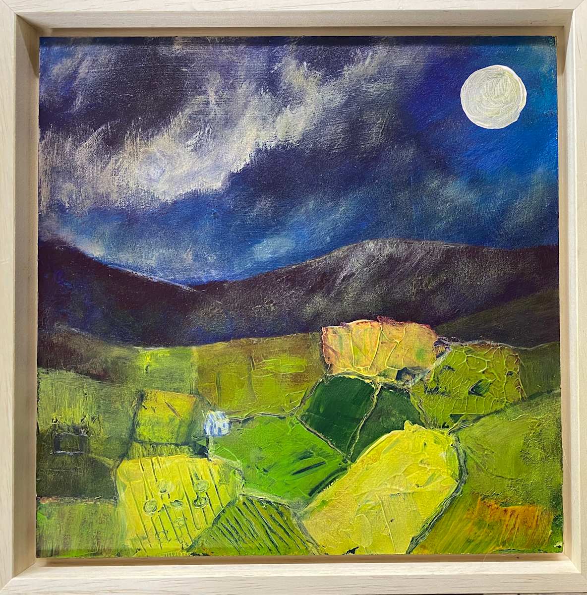 Stean Moor by Moonlight by Karen Blacklock 
