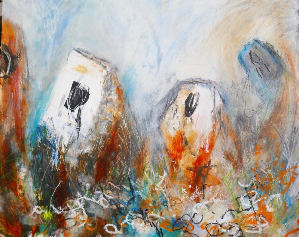 Obelisks III by Karen Blacklock 