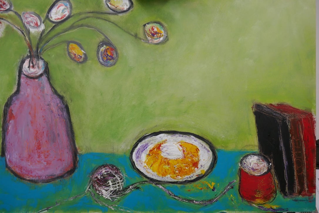 Abstract Still Life by Karen Blacklock  Image: final paiting