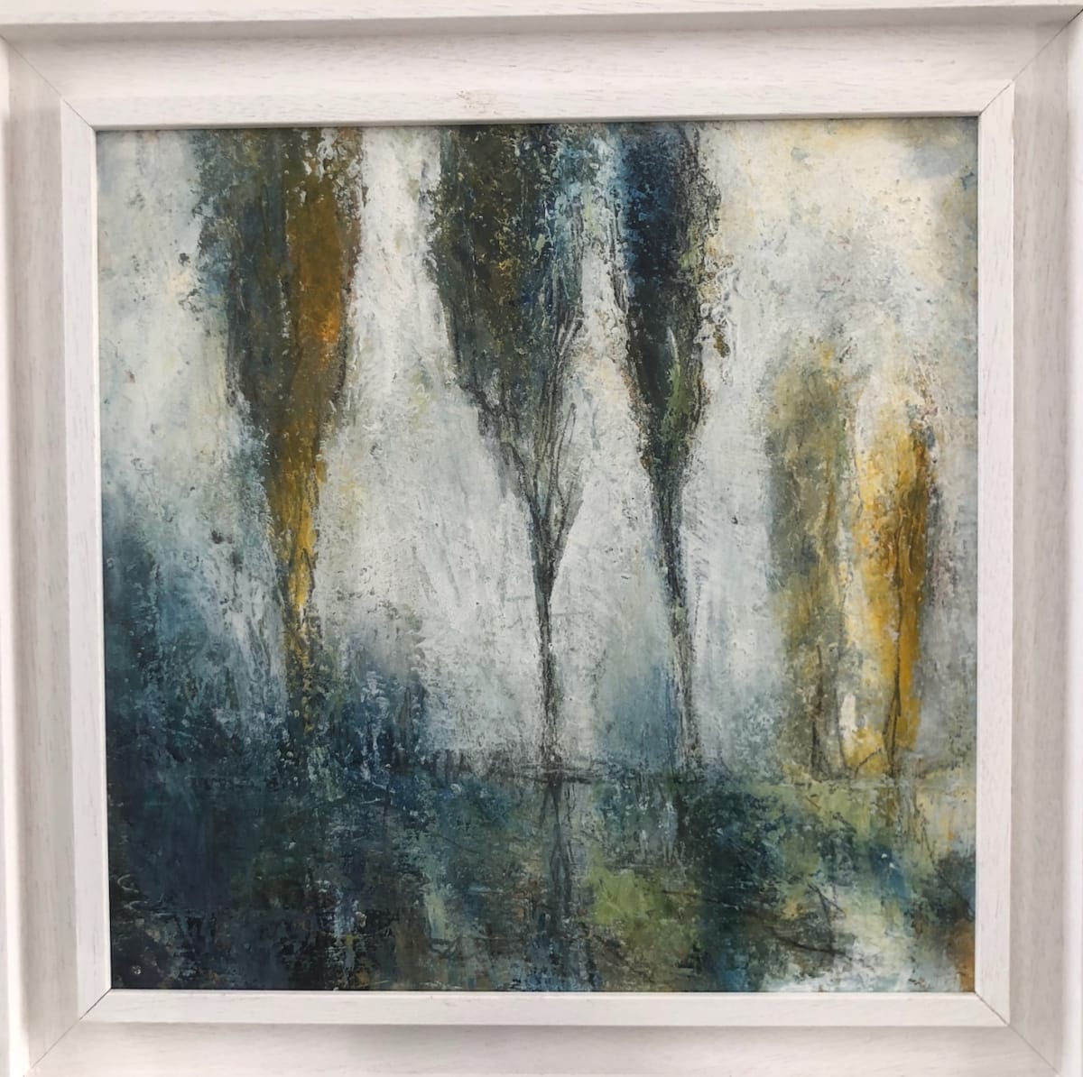 Three Trees Lake by Karen Blacklock  Image: Framed painting
