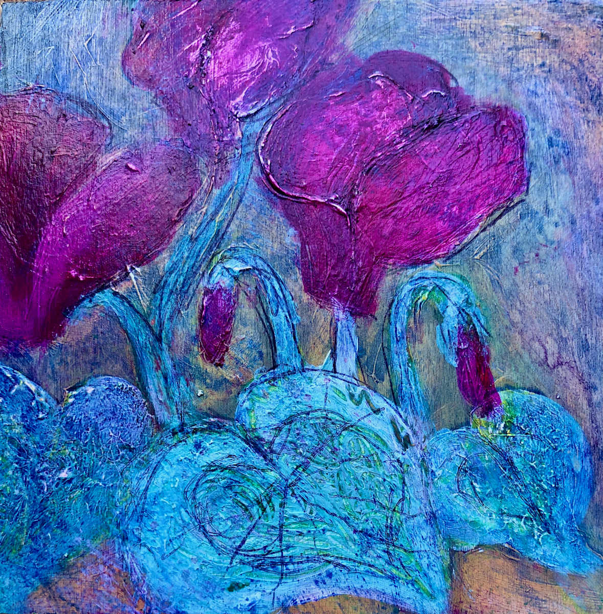 Mini Cyclamen II by Karen Blacklock, Image 1.