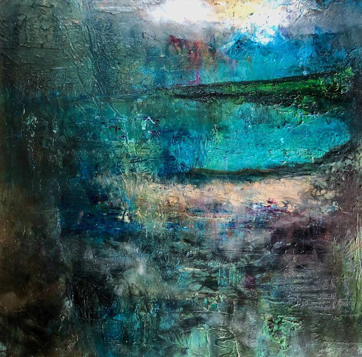 The stormy cove by Karen Blacklock 