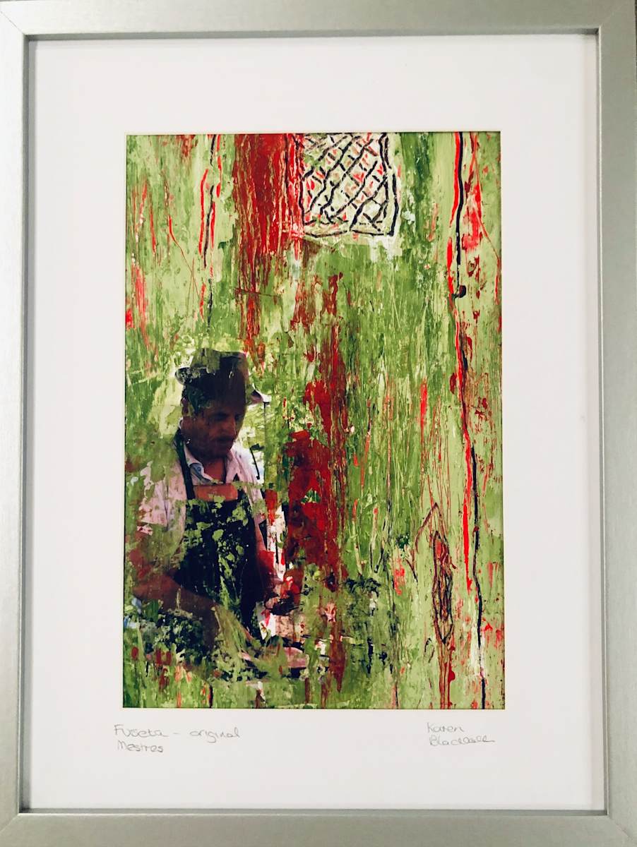 Portugese door I by Karen Blacklock 