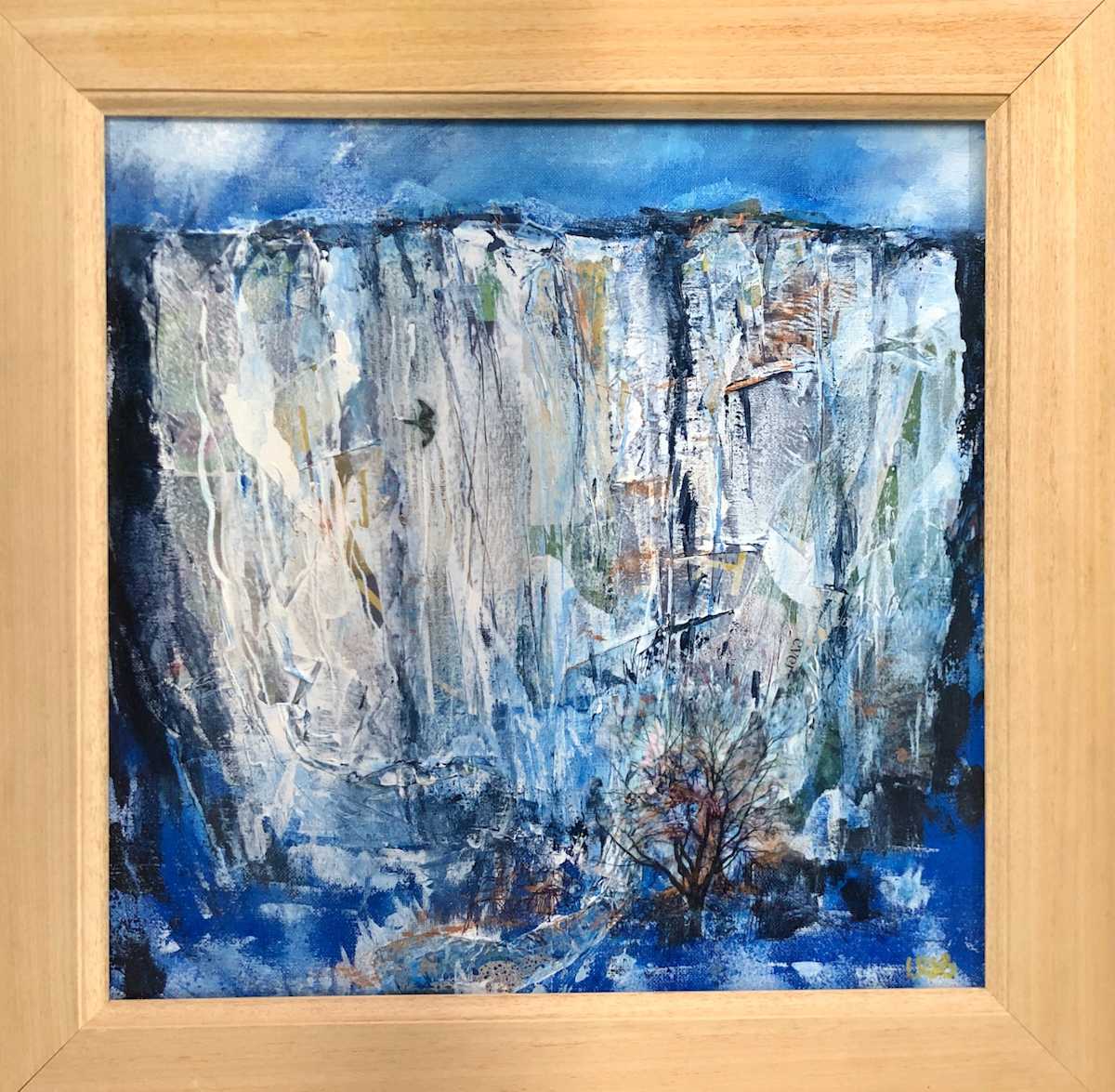 Peregrine over Malham Cove by Karen Blacklock 