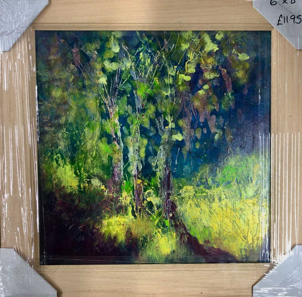 Three trees night by Karen Blacklock 