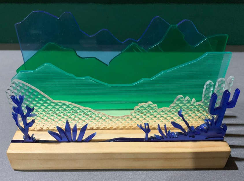 Desierto de bolsillo #8 by Angelica Teuta 