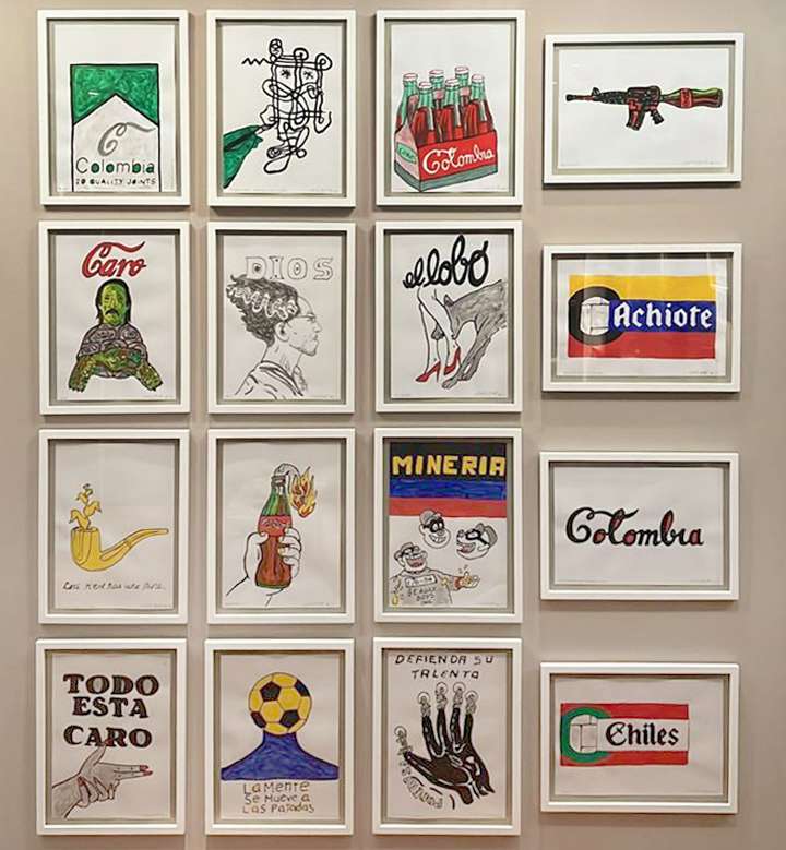 De la serie Colombia, Homenaje al Gran Antonio Caro by Carlos Zerpa 