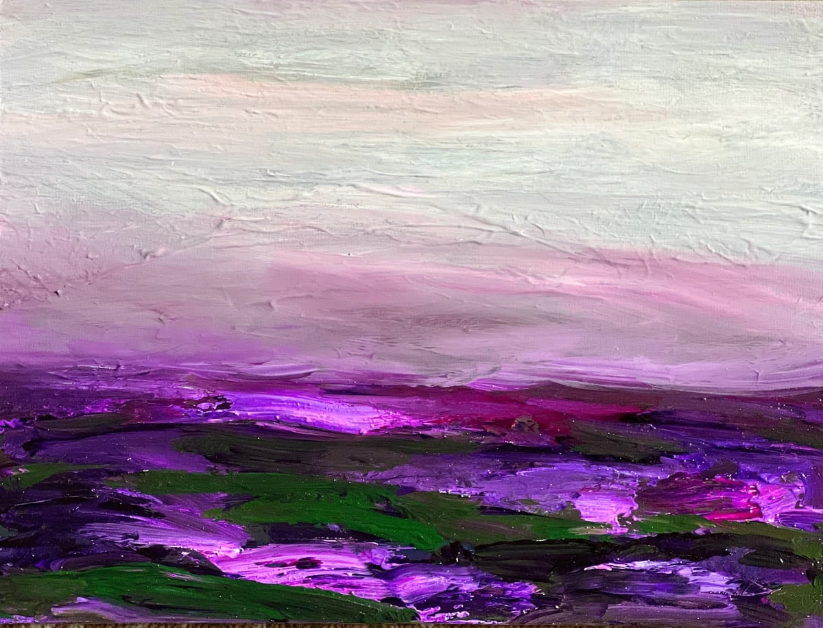 Purple Haze By Una Paris by Una Paris  Image: Abstract Landscape