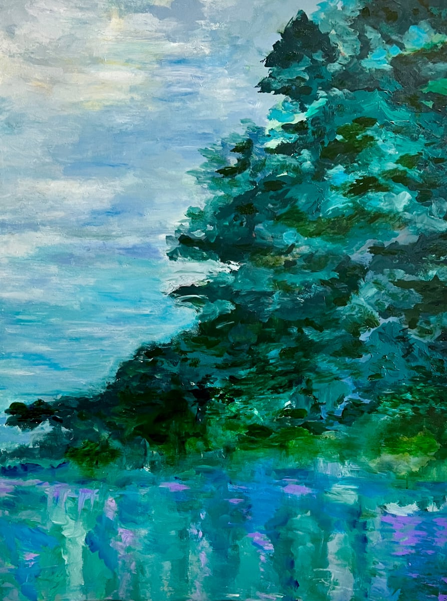 Flowing Trees and Streams by Una Paris 