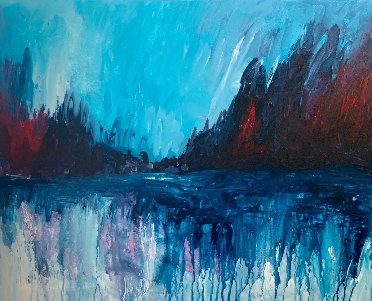 Lough Nafooey County Mayo by Una Paris 