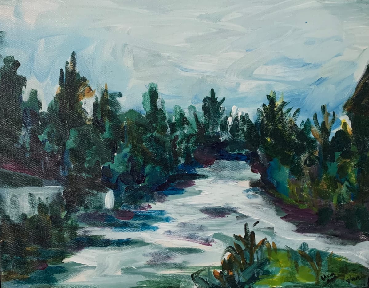 The Boyen River, Navan, Co. Meath by Una Paris 